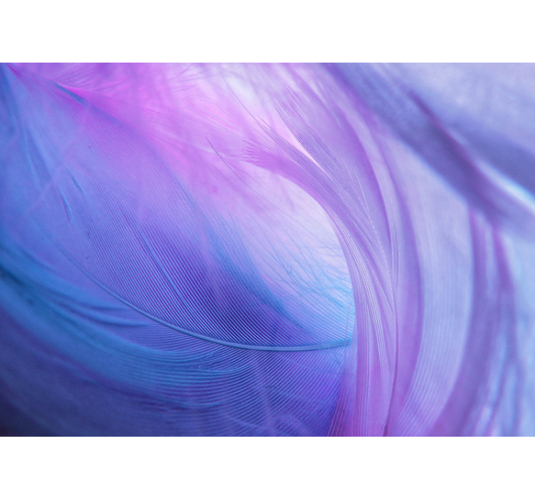 3d blå og lilla virvler abstrakte fototapet - Tenstickers