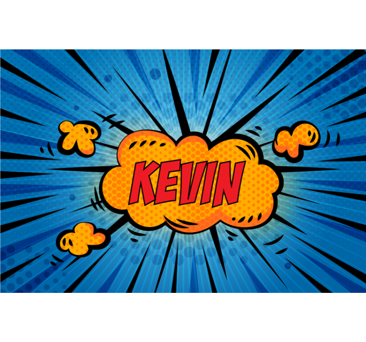 Dynamisk typografiutbrudd fototapet sagn - Tenstickers