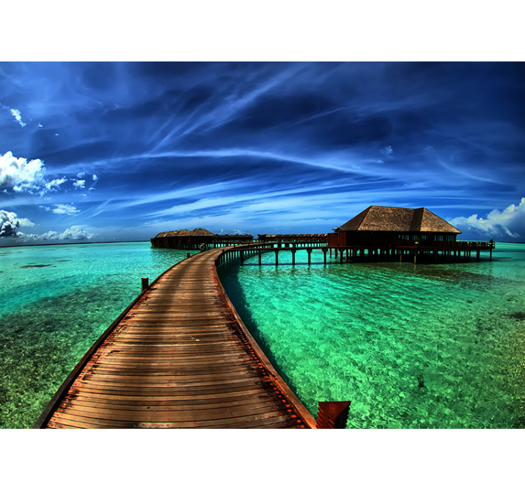 Sjøøyer under sjøfototapet - Tenstickers