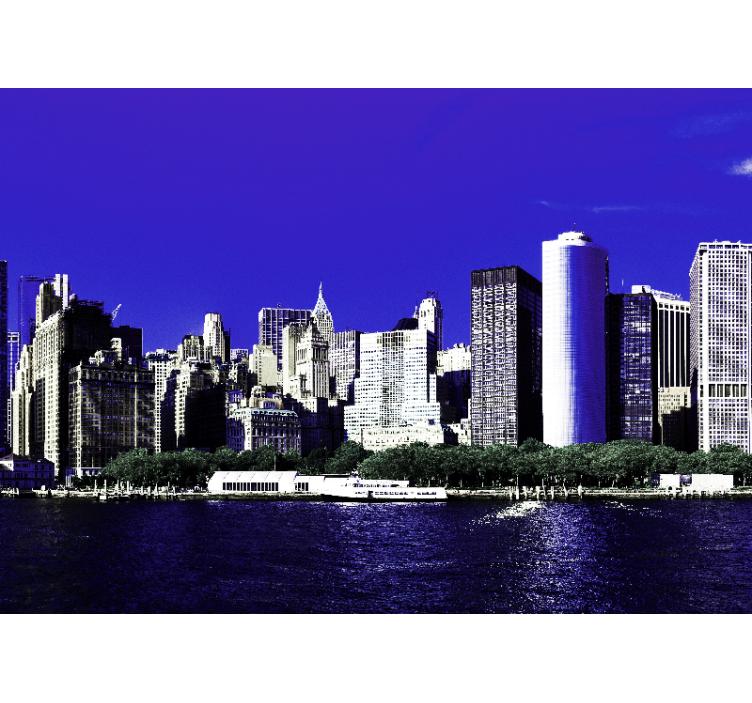 Fototapet new york new yorks skyline - Tenstickers