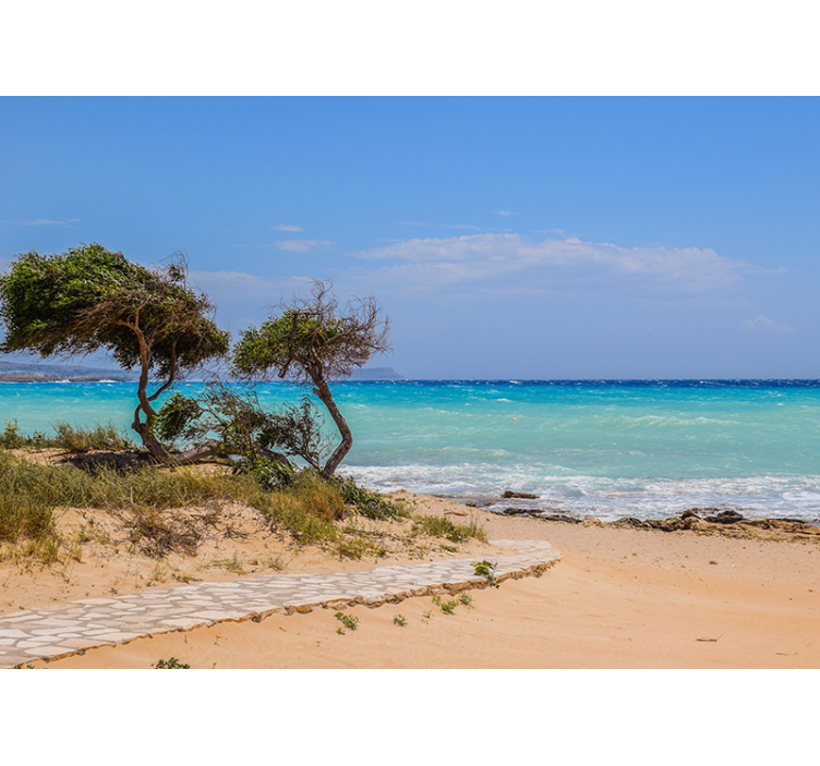 Rolig scenesti fototapet sjø - Tenstickers