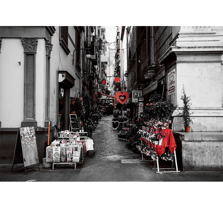 Napoli storby fototapet byer - Tenstickers