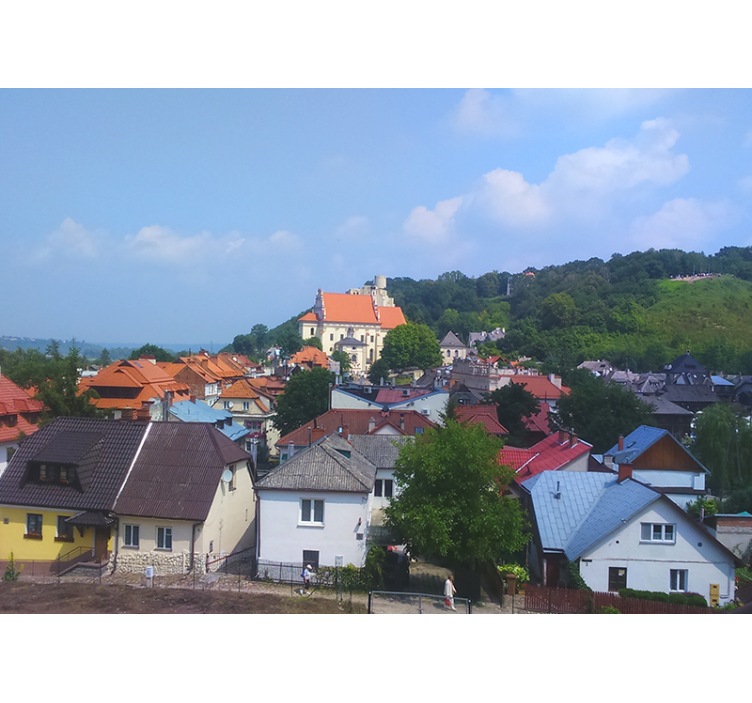 Sjarmerende landsby fototapet byer - Tenstickers