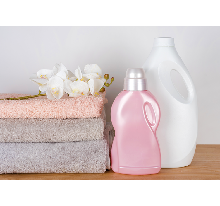 Vaskeri rengjøringsutstyr fototapet bad - Tenstickers