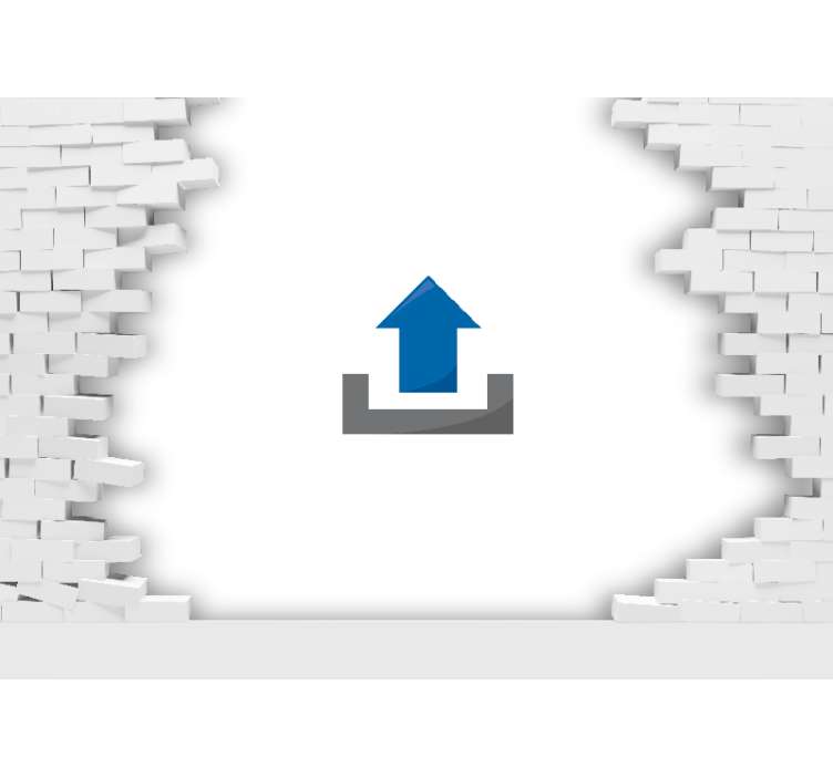 Fototapet dyr isbjørn under vann - Tenstickers