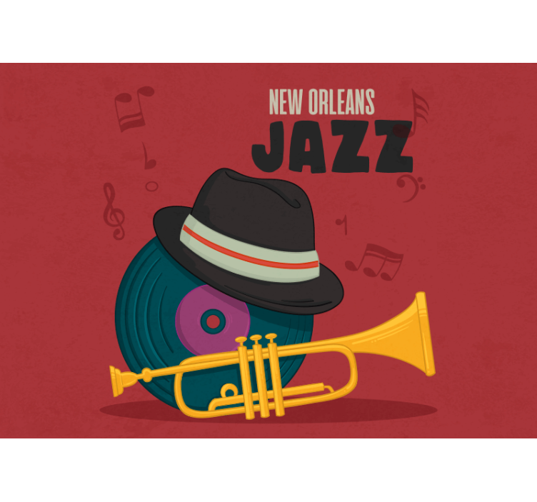 New orleans jazz fototapet musikk - Tenstickers