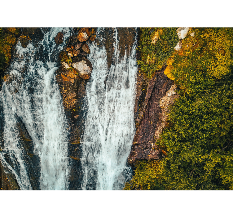 Fototapet foss grand cascade landskap - Tenstickers