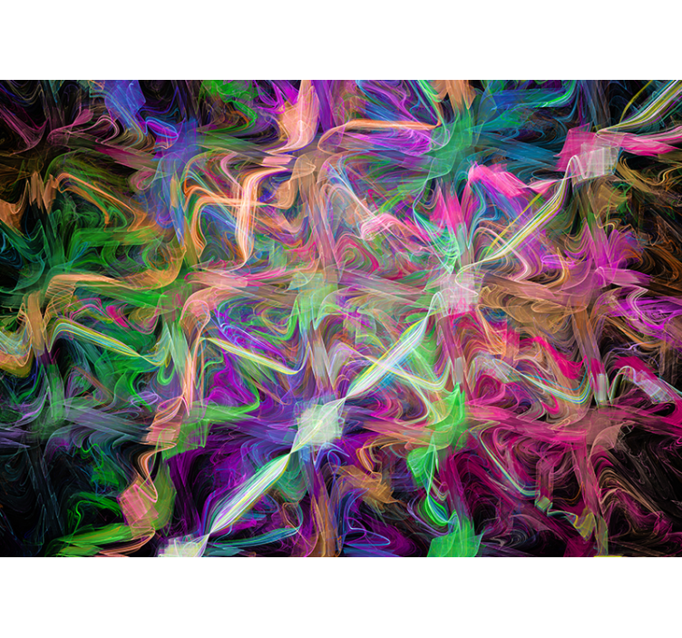 Fototapet abstrakt livlige sviller - Tenstickers