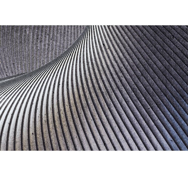 Fototapet tekstur buede sandmønstre - Tenstickers