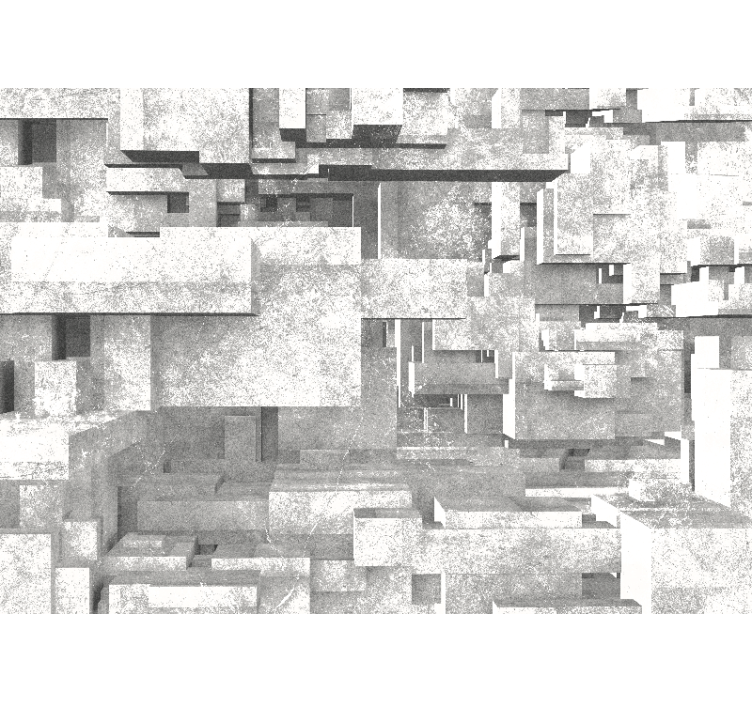 Fototapet abstrakt geometriske strukturlag - Tenstickers