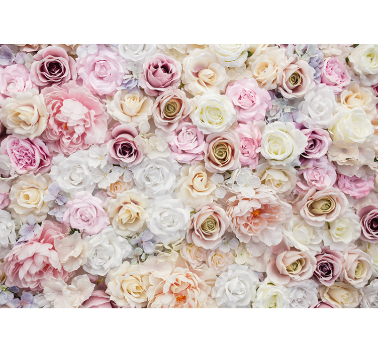 Fototapet blomster roseblomster kolleksjon - Tenstickers