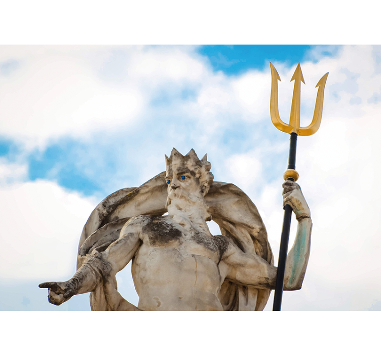 Fototapet kunst mytisk havhersker - Tenstickers