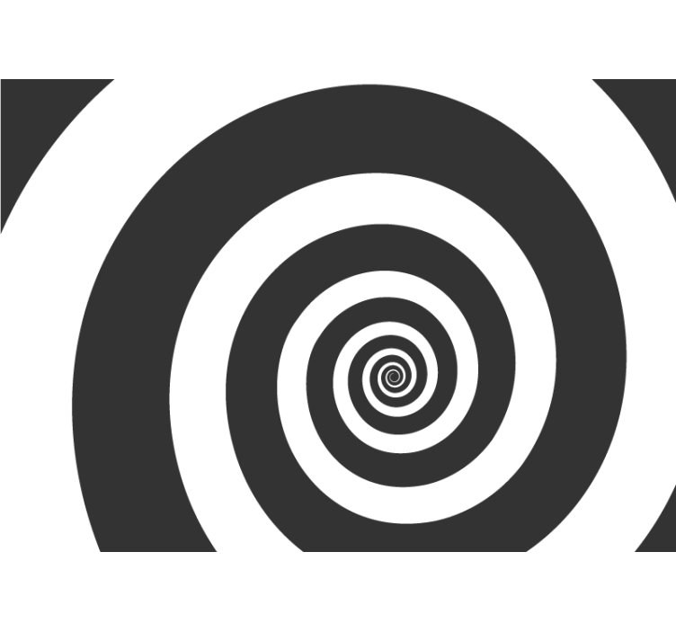 Fototapet abstrakt spiral illusjon design - Tenstickers