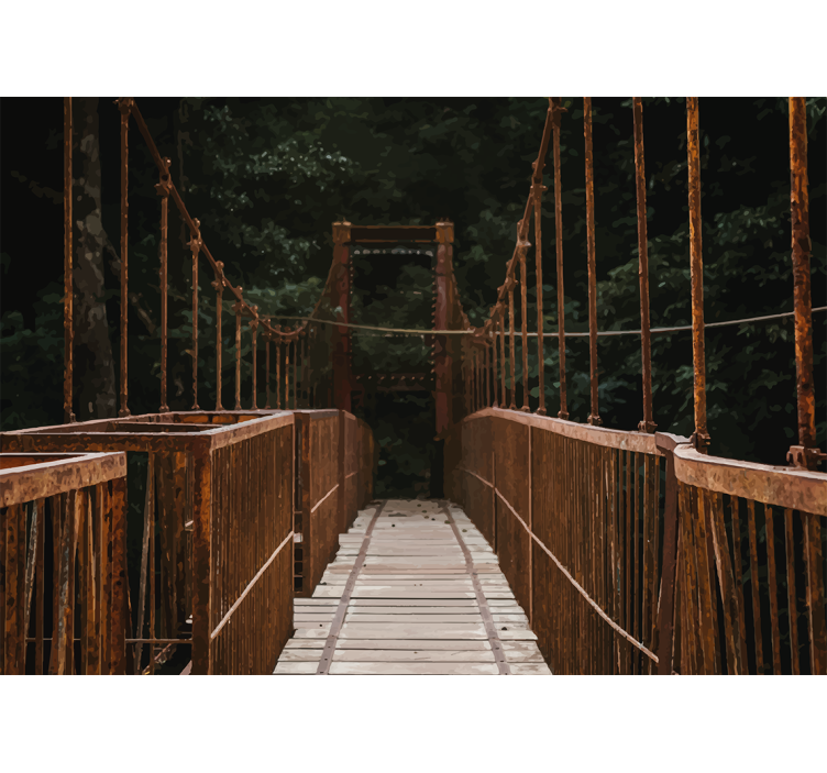 Fototapet natur broer i naturen - Tenstickers