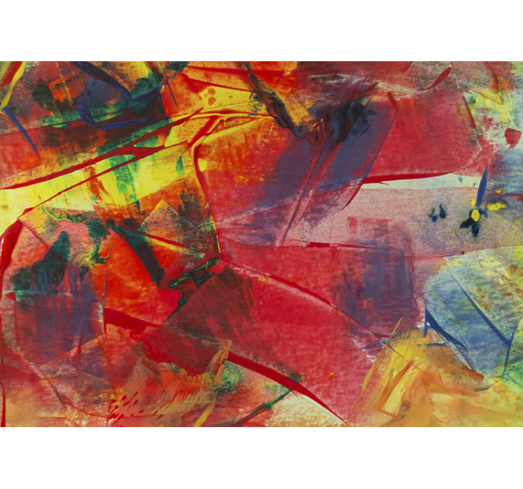 Fototapet abstrakt dynamisk fargefusjon - Tenstickers