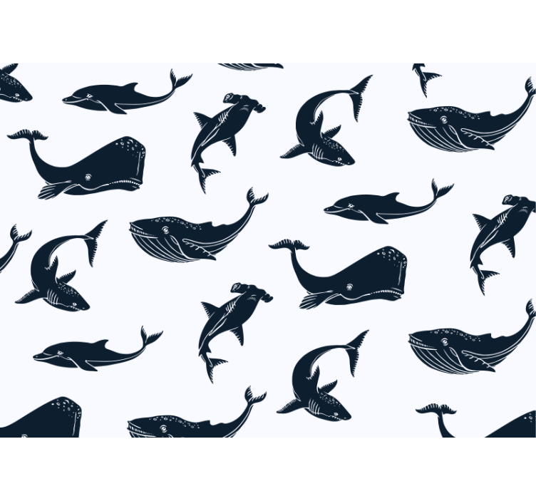 Fototapet dyr med havlivsmotiver - Tenstickers