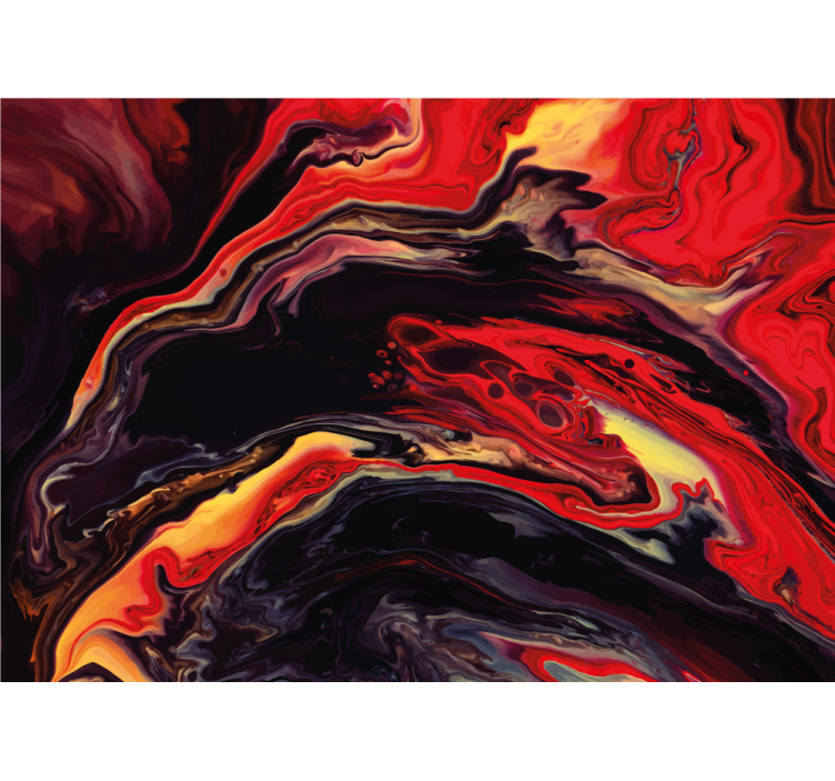 Fototapet abstrakt dynamiske virvlende mønstre - Tenstickers