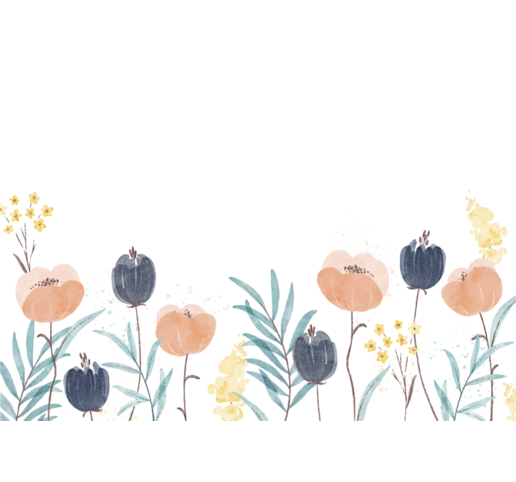 Fototapet blomster herlig blomsterkomposisjon - Tenstickers