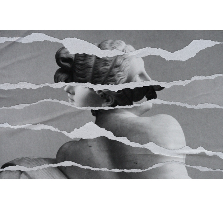 Fototapet kunst klassisk skulpturell skjønnhet - Tenstickers