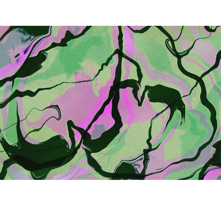 Fototapet abstrakt organisk formkomposisjon - Tenstickers