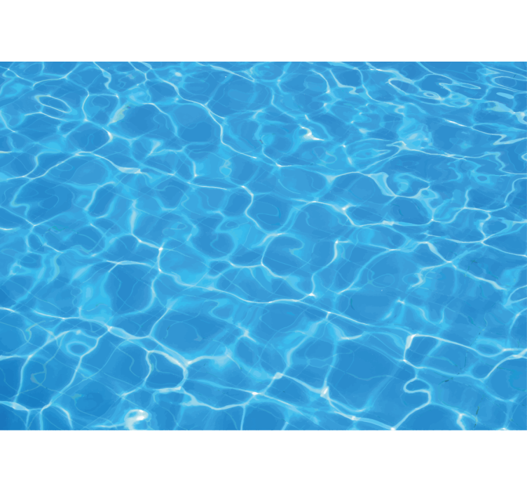 Fototapet sjø klar vannoverflate - Tenstickers