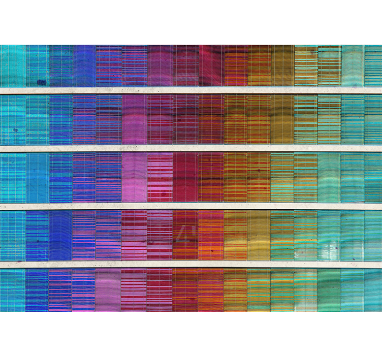 Fototapet abstrakt farge spektrum arrangement - Tenstickers