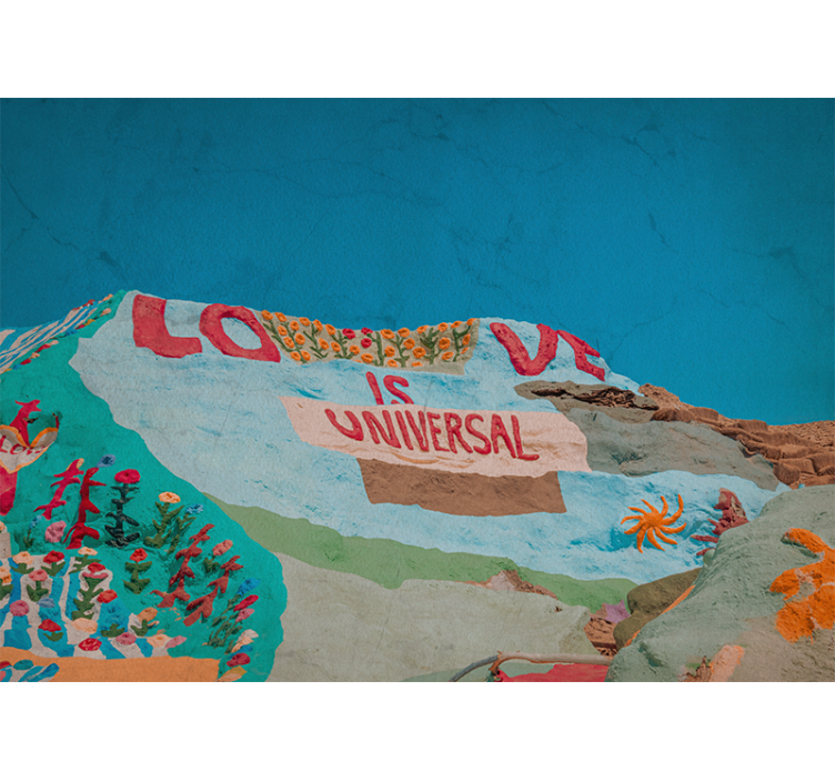 Fototapet kjærlighet kjærlighet er universell - Tenstickers