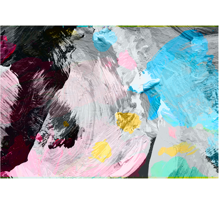 Fototapet abstrakt dynamiske malerstrøk - Tenstickers