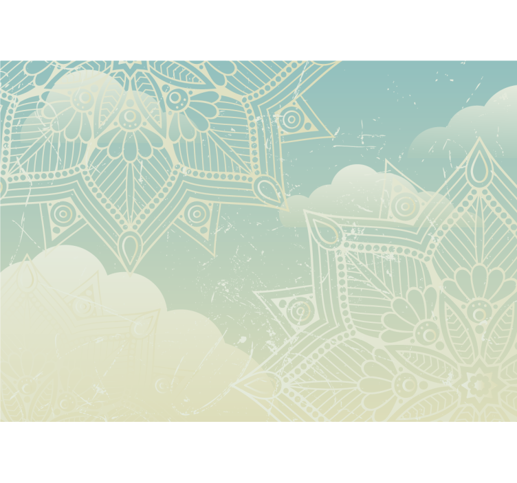 Fototapet mandalaer intrikate geometriske mønstre - Tenstickers