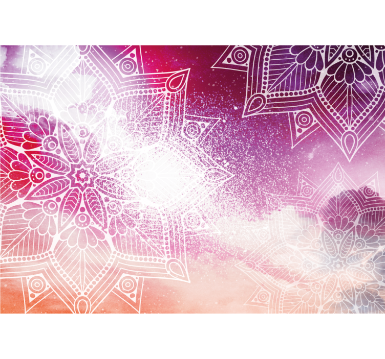 Fototapet mandalaer med detaljerte mønstre - Tenstickers