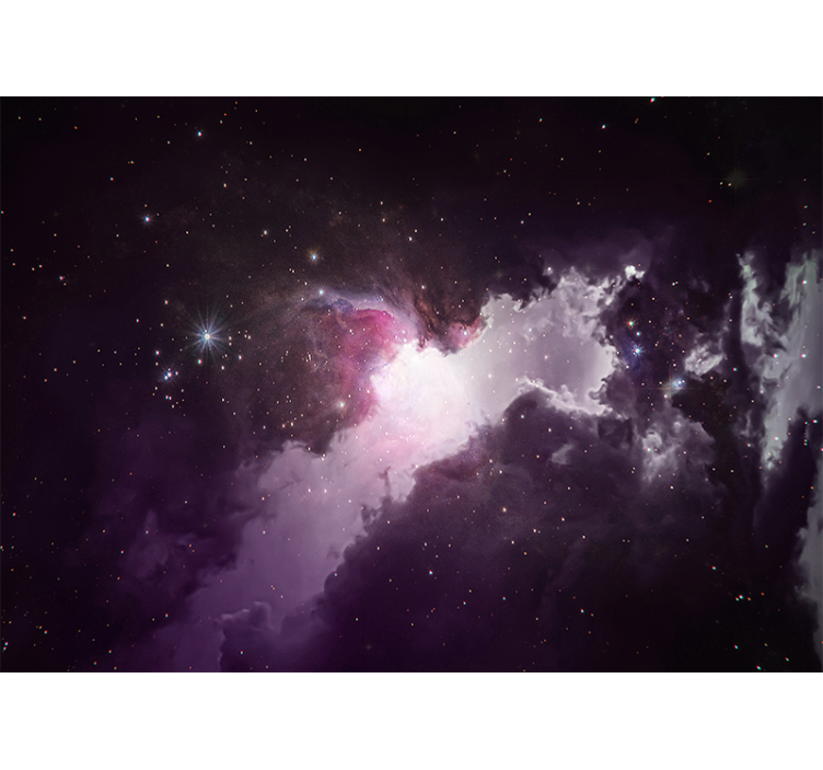 Fototapet verdensrommet kosmisk nebula virvel - Tenstickers