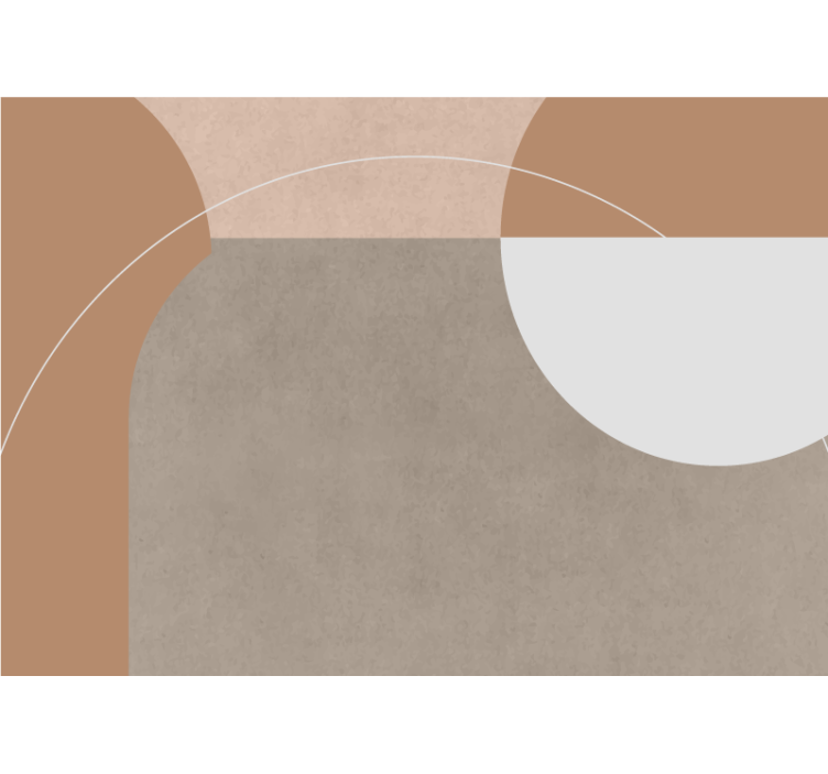 Fototapet moderne geometrisk formkomposisjon - Tenstickers