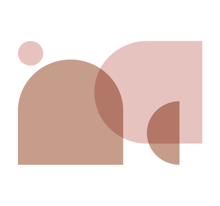 Fototapet abstrakt geometrisk formarrangement - Tenstickers