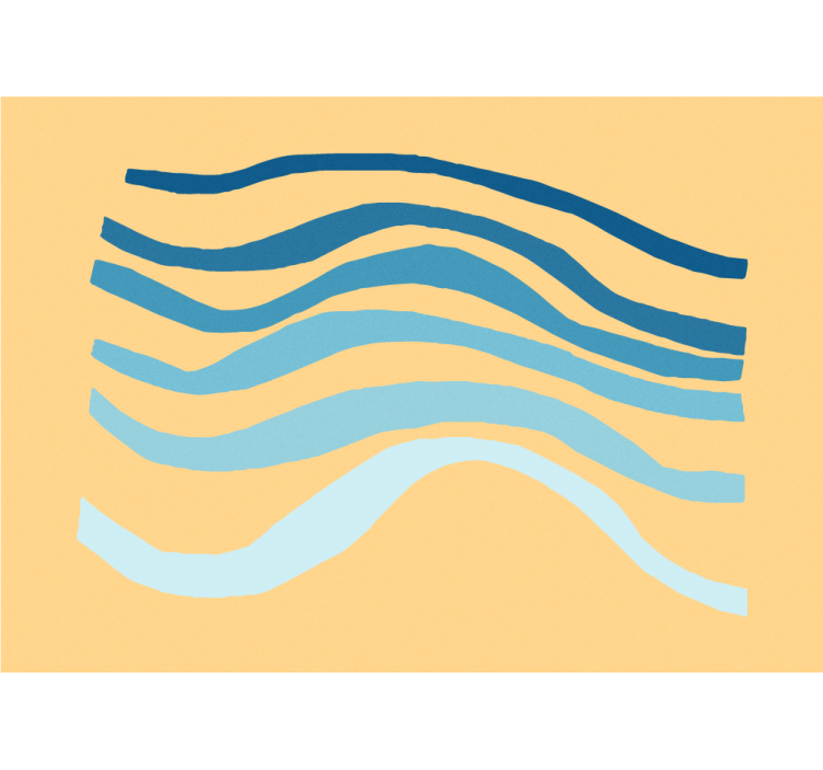 Fototapet abstrakt bølgete linjer tekstur - Tenstickers