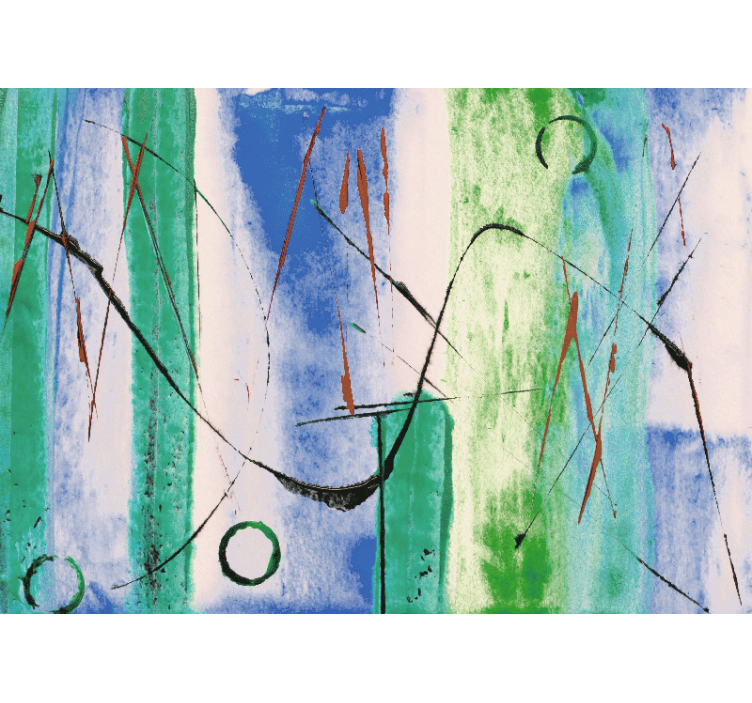 Fototapet abstrakt dynamiske linjemønstre - Tenstickers