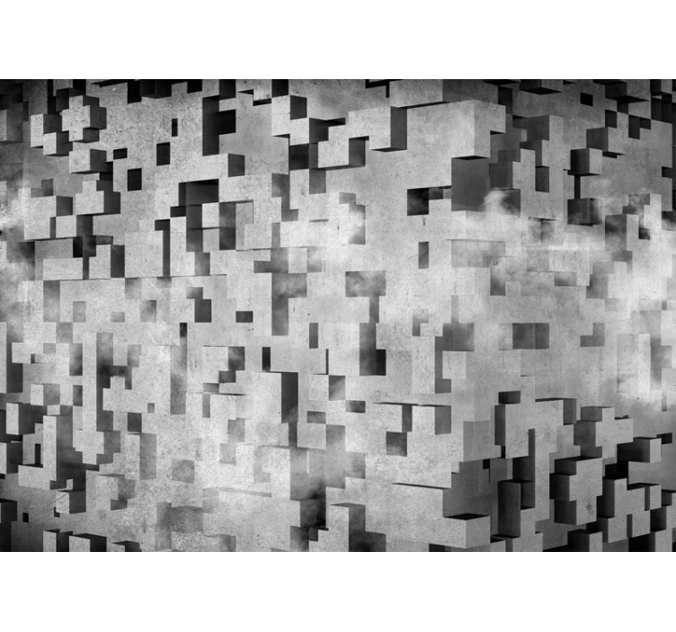 Fototapet tekstur moderne geometrisk mønster - Tenstickers