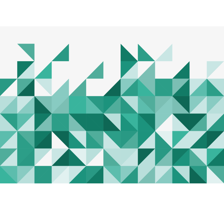 Fototapet abstrakt geometrisk trekantmønster - Tenstickers