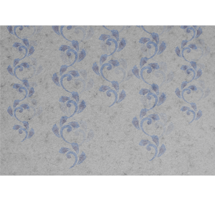 Akvarell eføy fototapet vintage - Tenstickers