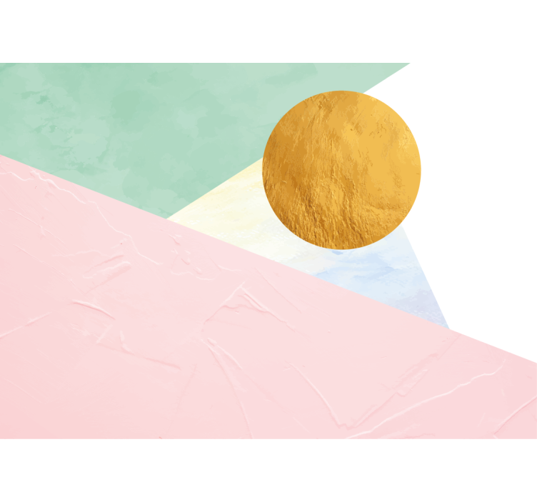 Fototapet abstrakt elegante geometriske former - Tenstickers