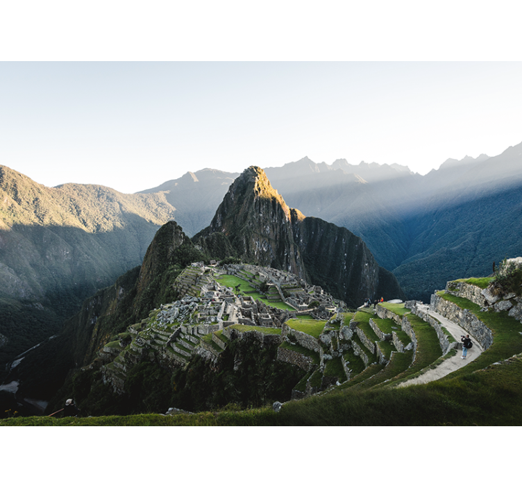 Fototapet byer majestetiske machu picchu - Tenstickers