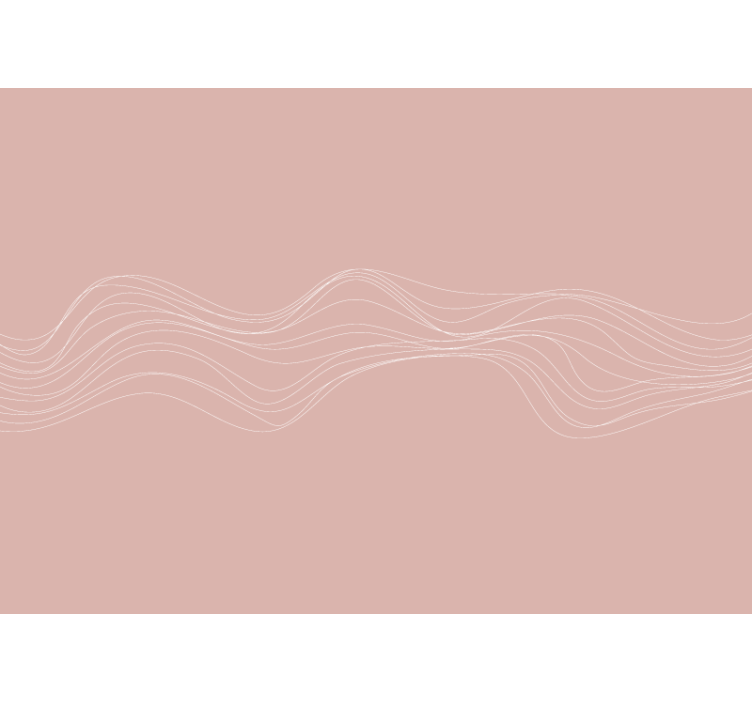 Elegant buede linjer fototapet tekstur - Tenstickers