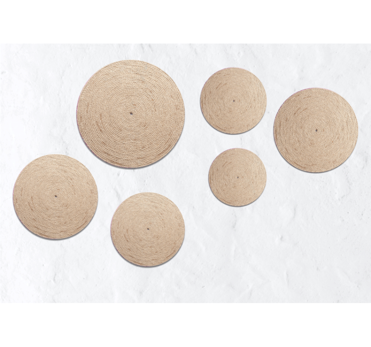 Fototapet andre teksturer og mønstre sirkulære mønstre - Tenstickers