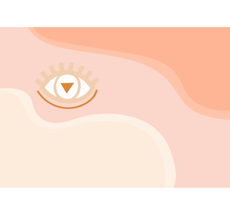 Fototapet abstrakt stilisert øye design - Tenstickers