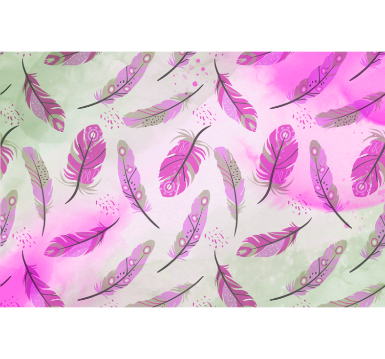 Boho fjær Zen miljø fototapeter - Tenstickers