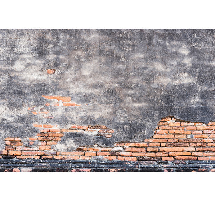 Grungevegg Fototapet murstein - Tenstickers