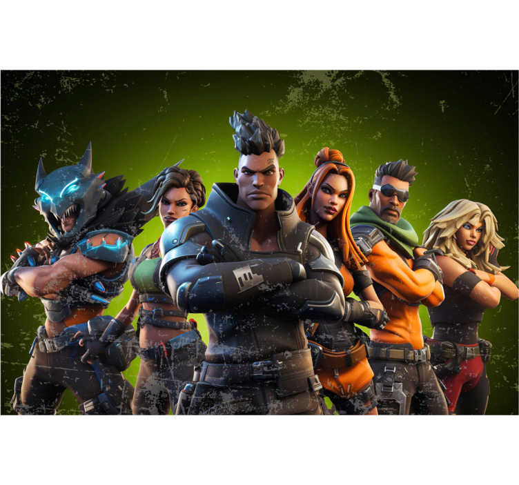 Episke karakterer fototapet ungdom - Tenstickers