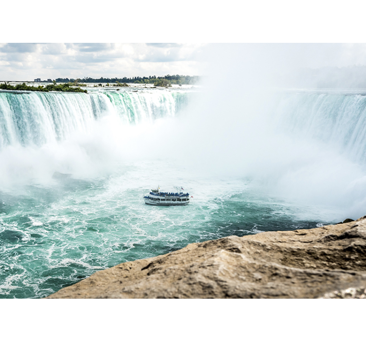 Niagara falls foto vannfall fototapet - Tenstickers
