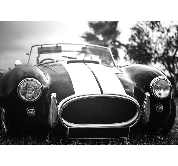 Vintage racerbil bakgrunnsbilde - Tenstickers