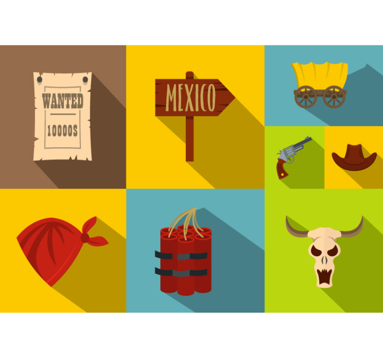 Wanted mexiko-tema fototapet spedbarn - Tenstickers