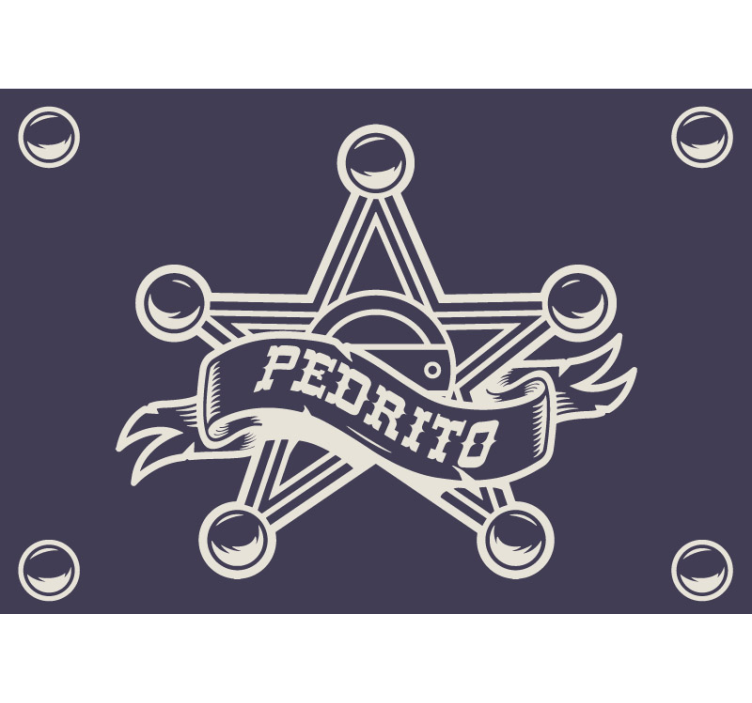 Lensmann med navn på fototapeter for soverom - Tenstickers